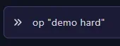 Typing the op command for a username with a space