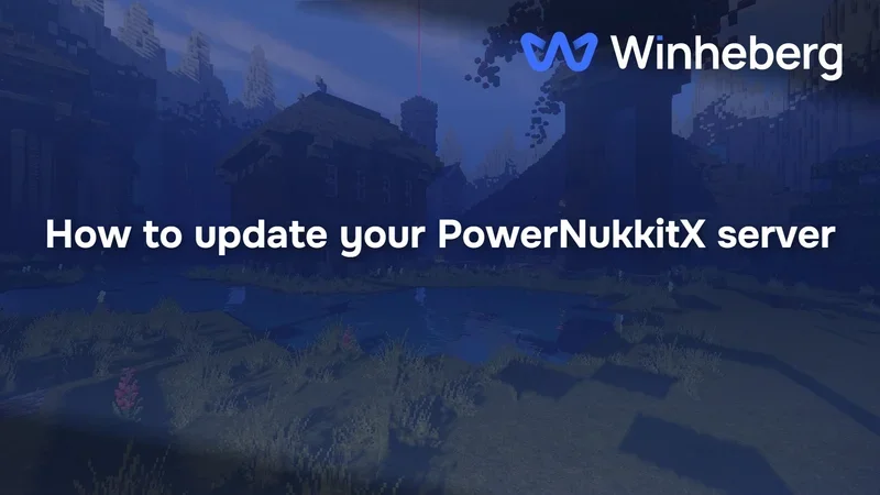 How to update your PowerNukkitX server