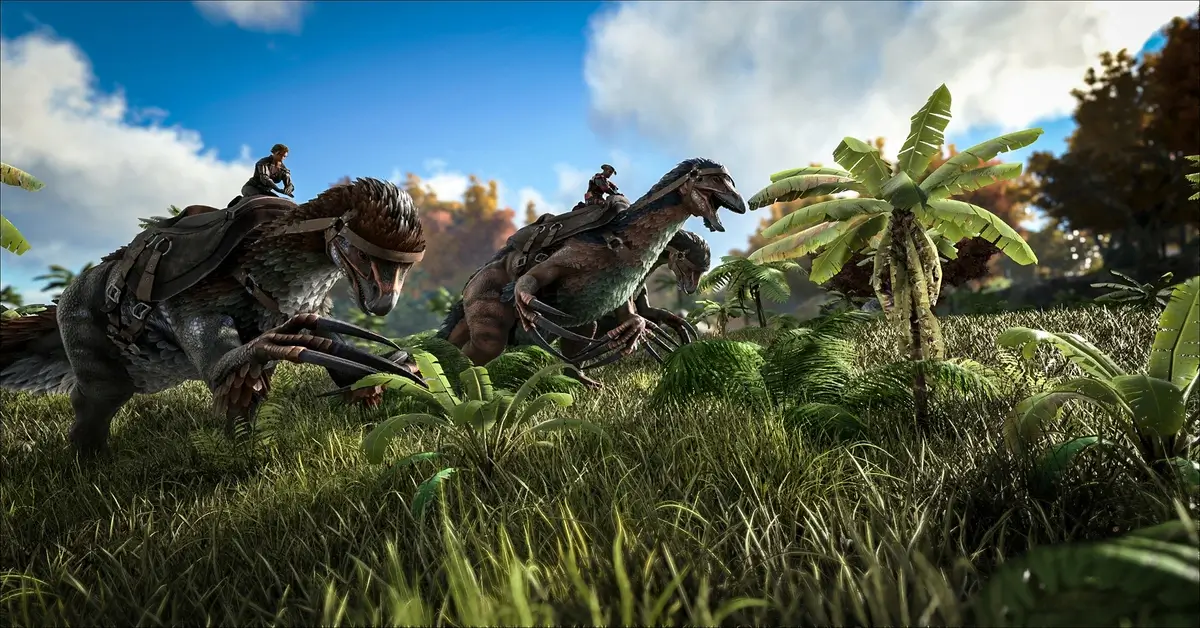 ARK: Survival Evolved server hosting features with unlimited slots, mod support and backups for dinosaur survival gameplay