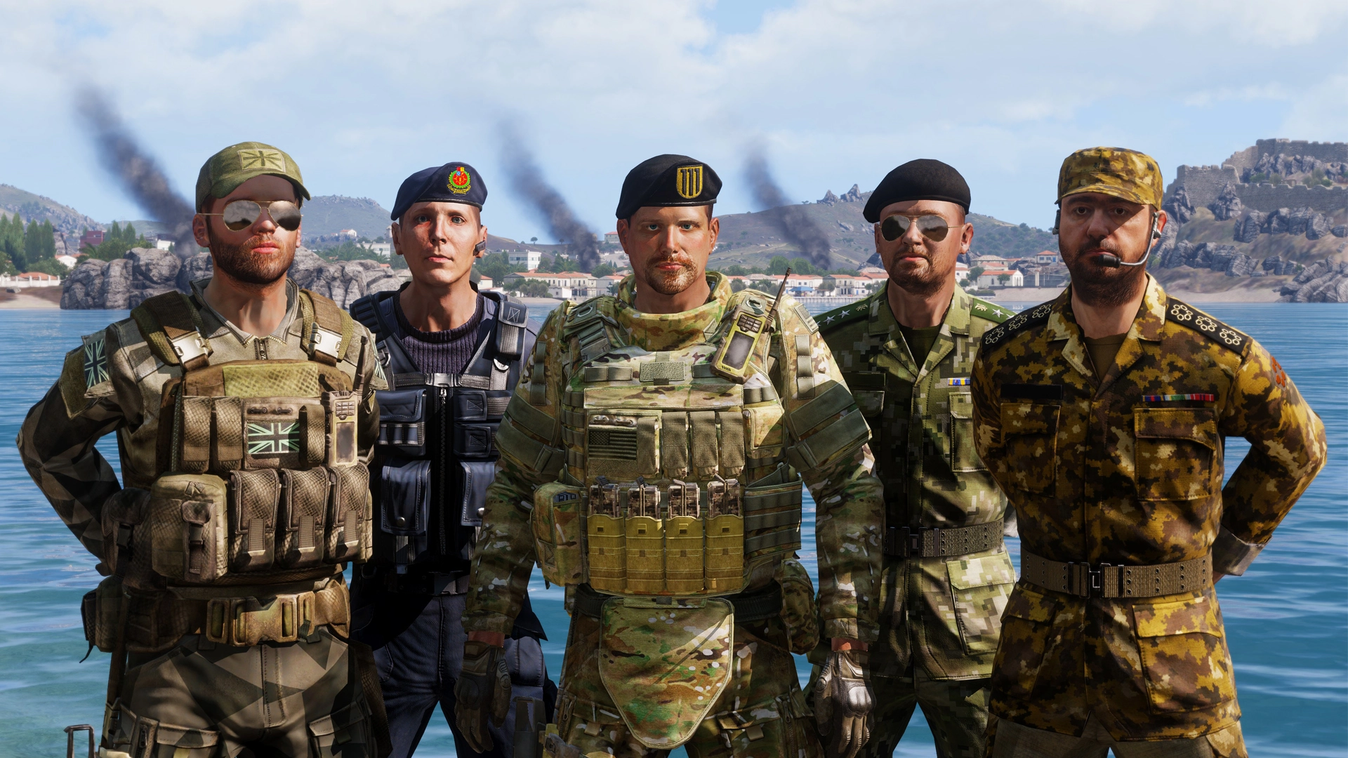 Fonctionnalités d'hébergement serveur Arma 3 avec support mods et serveurs personnalisables pour gameplay guerre militaire tactique