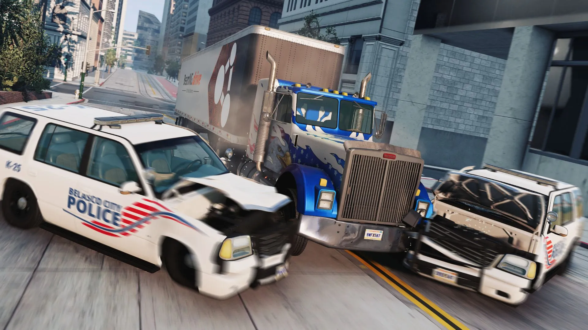 BeamMP hosting features including mod support, robust synchronization and optimized performance for BeamNG.drive multiplayer
