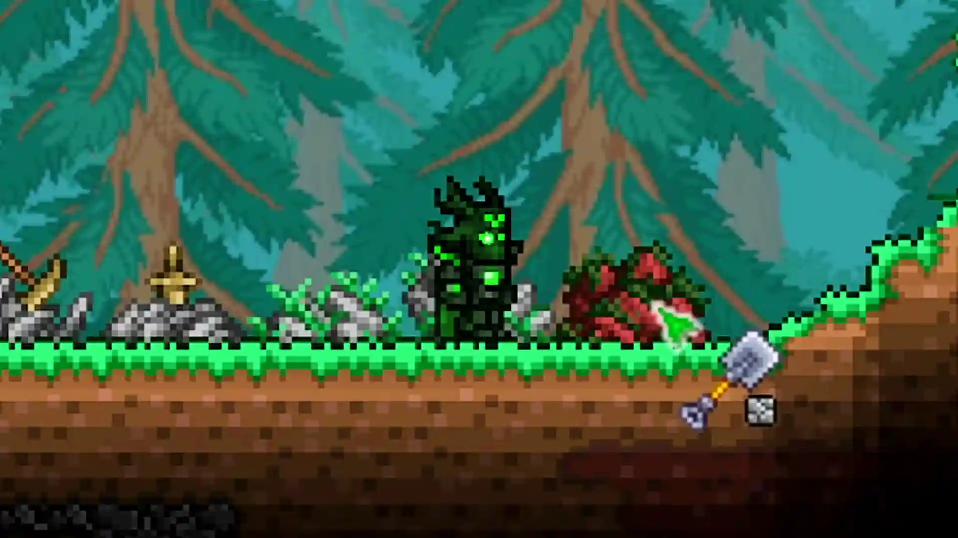 Terraria, Explore, Build, Conquer